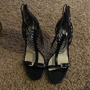 Black and silver michael kors heels- MAKE OFFERS